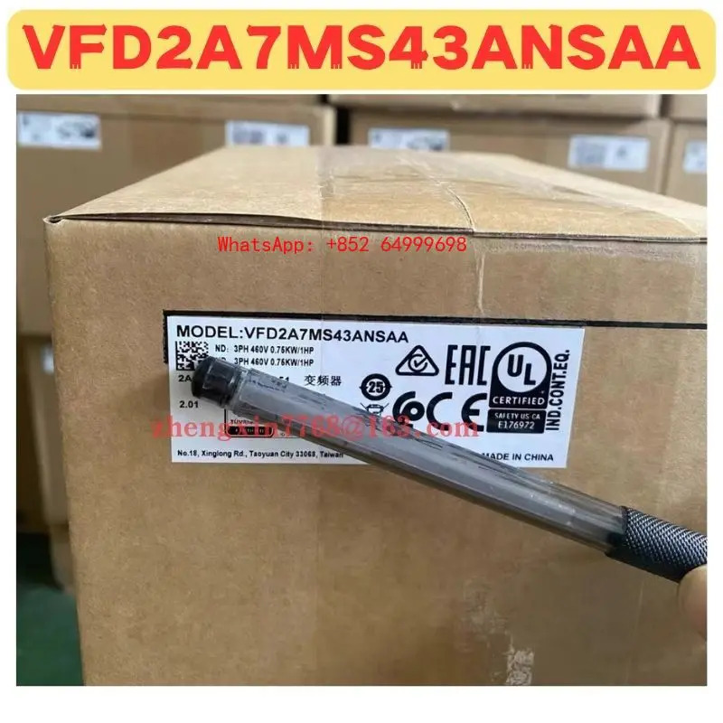 오리지널 주파수 변환기 VFD2A7MS43ANSAA 신
