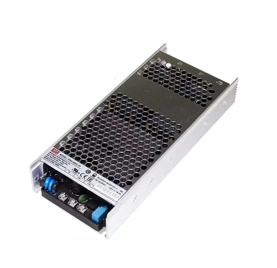 대만 Mingwei RSD-500C-24 케이스 철도 DC-DC 전원공급장치 460.8W 24V 19.2A