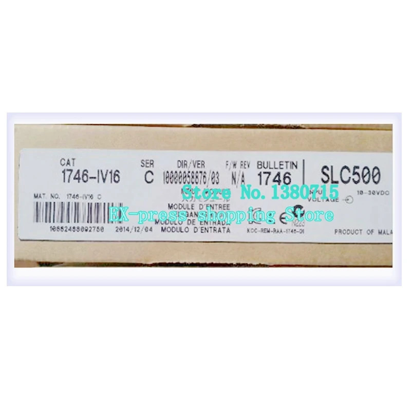 오리지널 PLC 10-30V DC 16 입력 수 1746-IV16 신