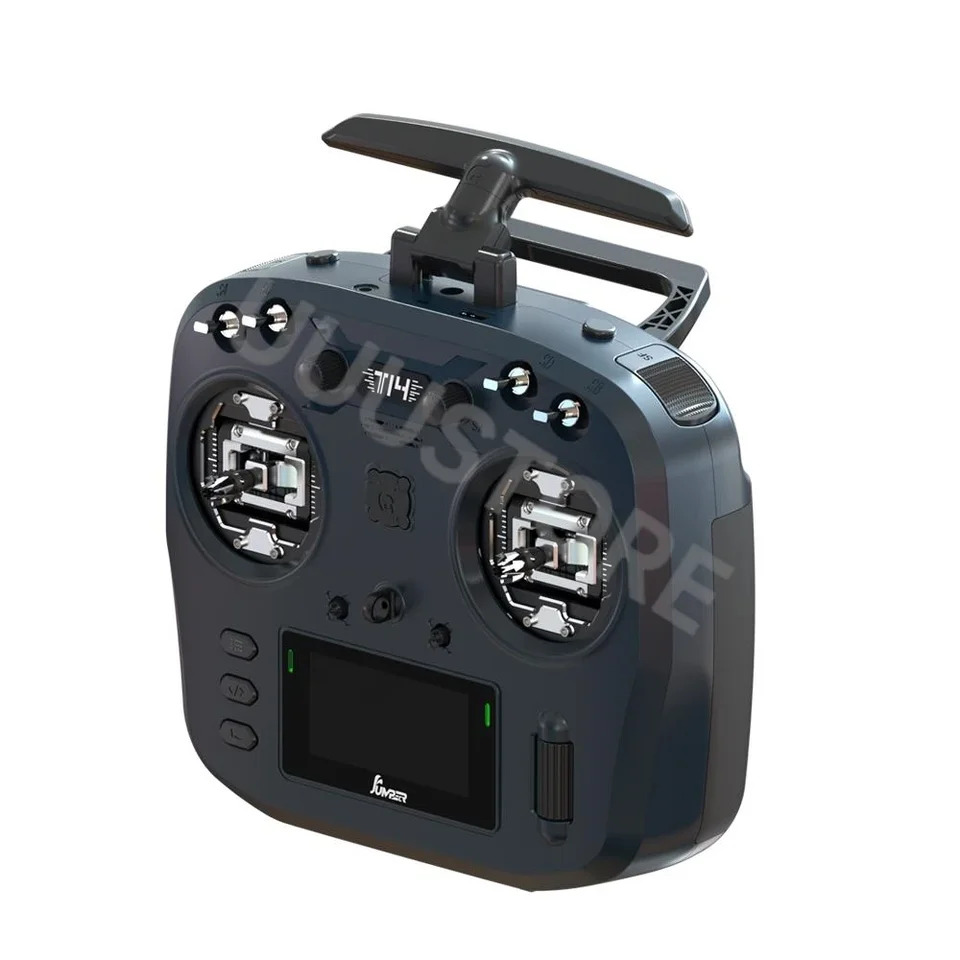 FPV RC 레이서Jumper T14 ELRS VS-M 홀 센서 짐벌 2.42 인치 OLED 스크린 EdgeTX 라디오 컨트롤러 2.4GHz 915MHz 1W