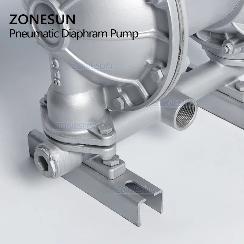 ZONESUN ZS-QBY-K25 미니 에어작동식 공압 펌프 다이어프램 워터