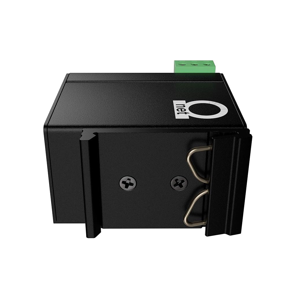 MultiMode ST 850nm 미니 사이즈 DIN - 고속 미디어 Mbps 및 10/100/1000 기가비트 마운트 감지 UTP (0.34mi) 자동 범용 산업용 100Base - 상세 이미지 2
