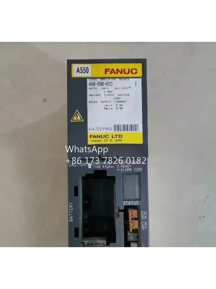 A06B-6096-H203 리퍼 드라이브 작동 기능 OK