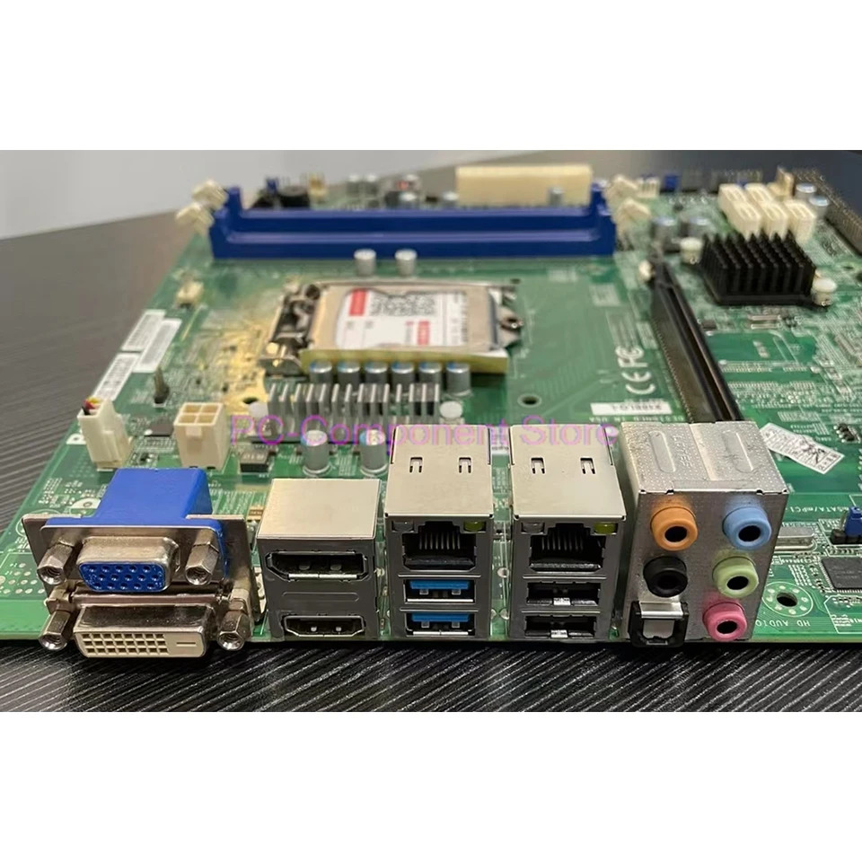 Supermicro 임베디드 데스크탑 마더보드 대코어 i7/i5/i3 16GB 비ECC LGA1150 DDR3 X10SLQ-L