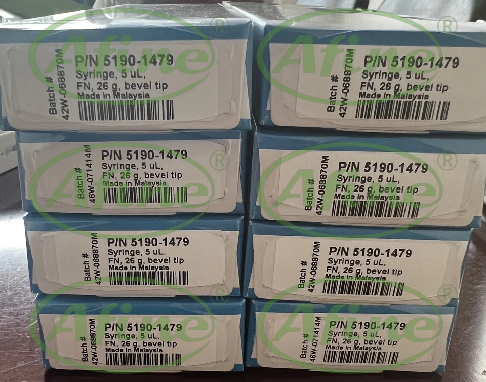 AFINE Agilent 수동 주사기 5190-1479 5190-1514 5190-1494 5190-1497 5190-1503 샘플링 5.0 L FN 26g 경사 팁