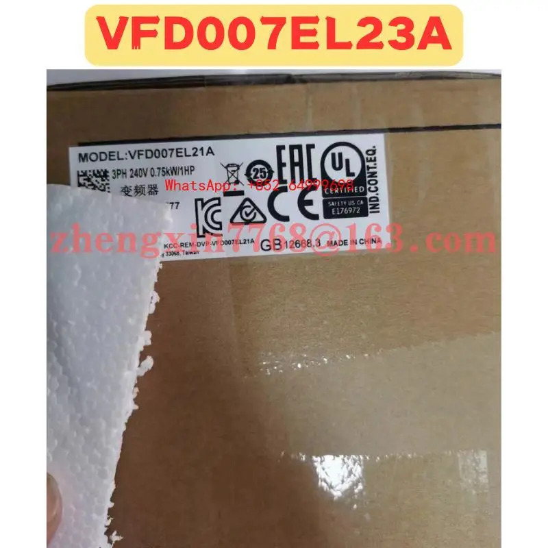 오리지널 주파수 변환기 VFD007EL23A 신