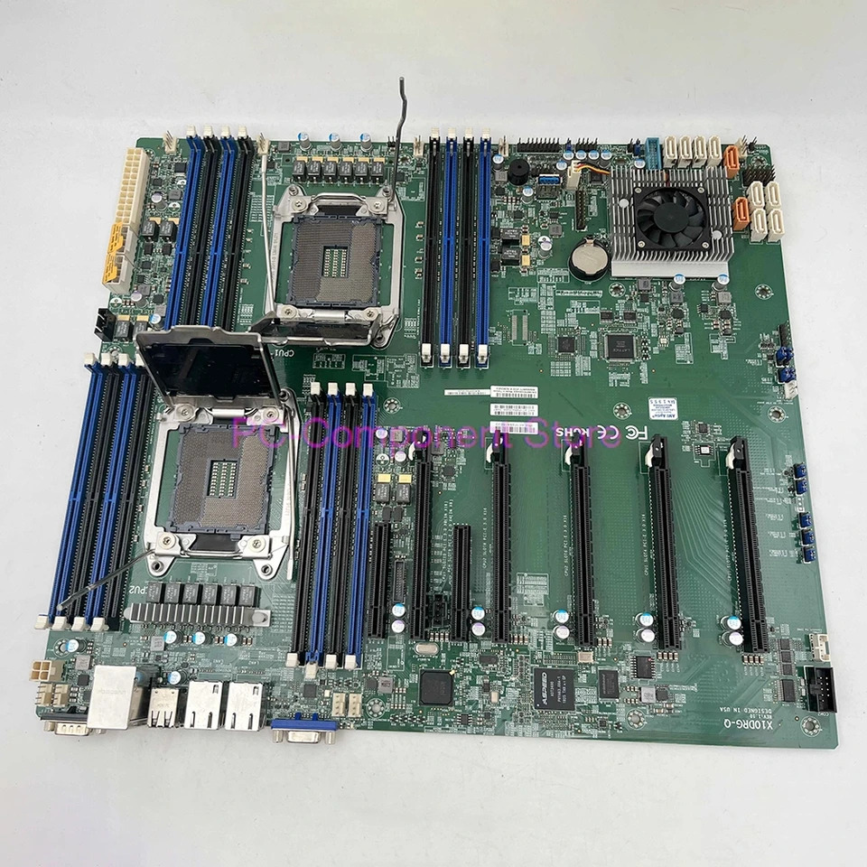 슈퍼마이크로 워크스테이션마더보드 E5-2600 V4/V3 패밀리 프로세서 4 PCI-E 3.0x16 LGA2011 DDR4 X10DRG-Q