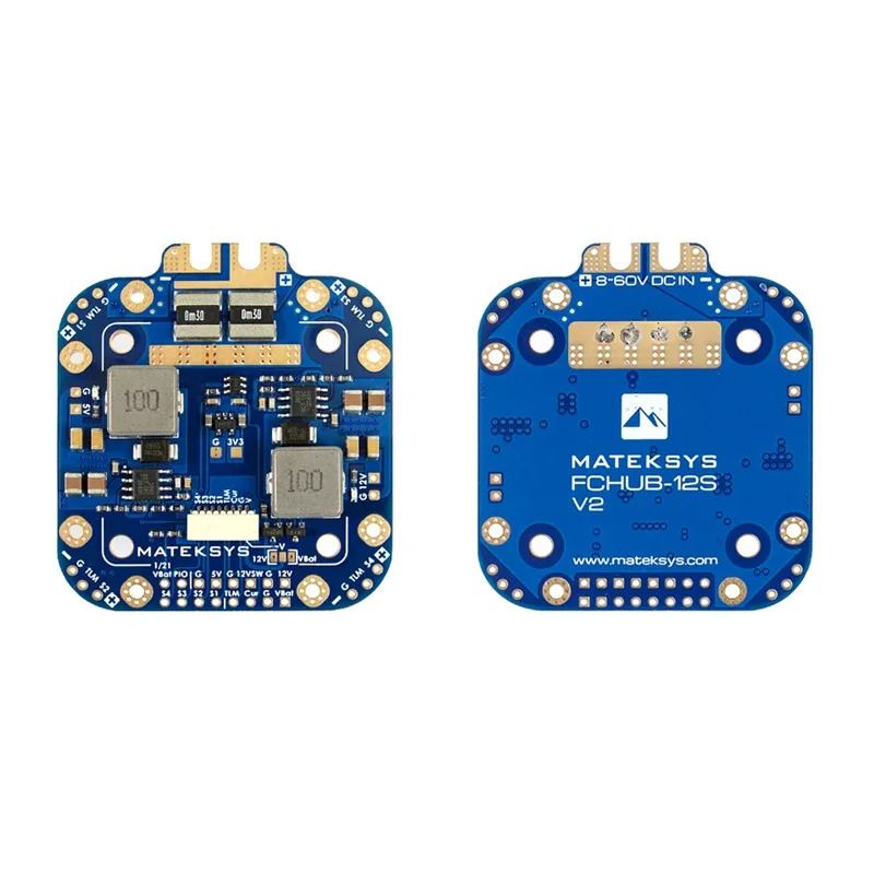 Matek Mateksys FCHUB-12S V2 허브 배전 보드 PDB 5V 12V BEC 내장 184A 전류센서 RC 멀티콥터용