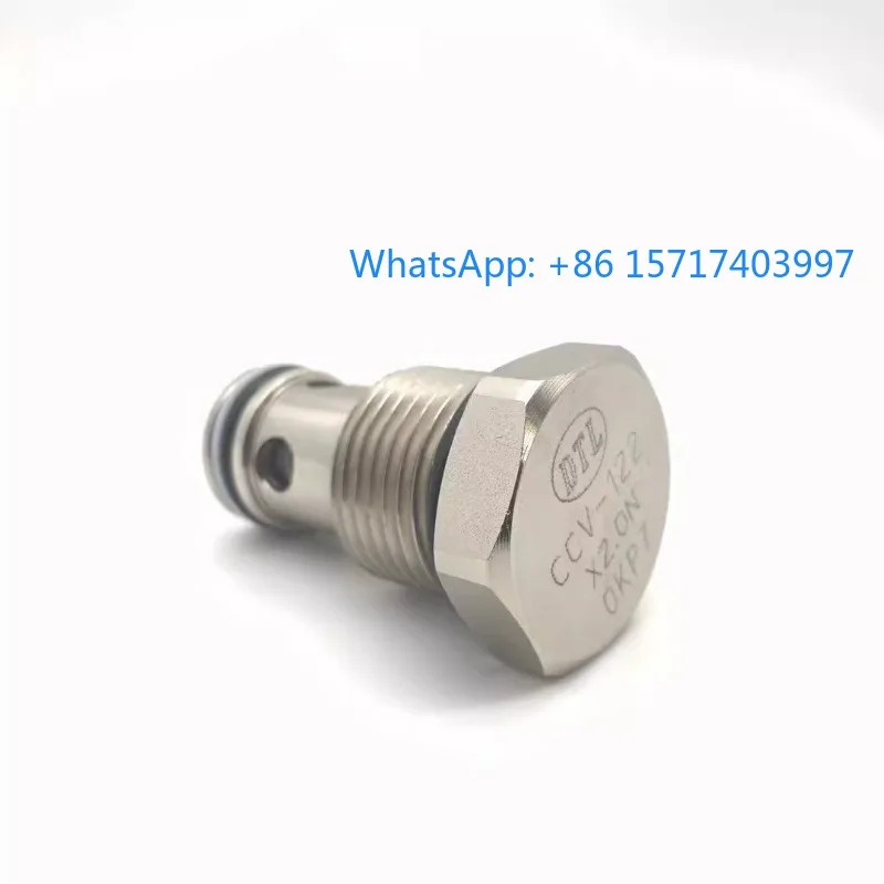DTL 스레드 카트리지 밸브 체크밸브 CCV-082-X2.0N/102/122/162