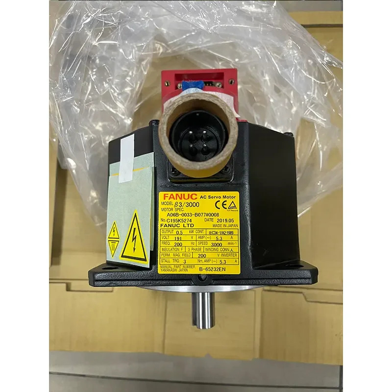 A06B-0033-B077 Fanuc AC 서보모터 12개월 A06B0033B077