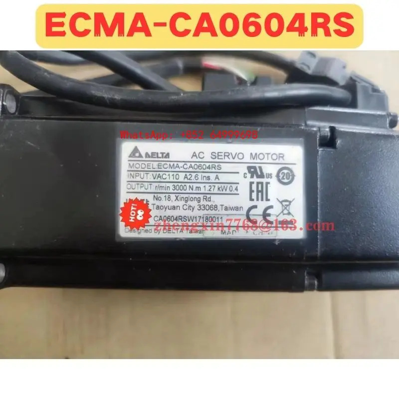 리퍼 서보모터 ECMA-CA0604RS ECMA CA0604RS 정상 기능 완료
