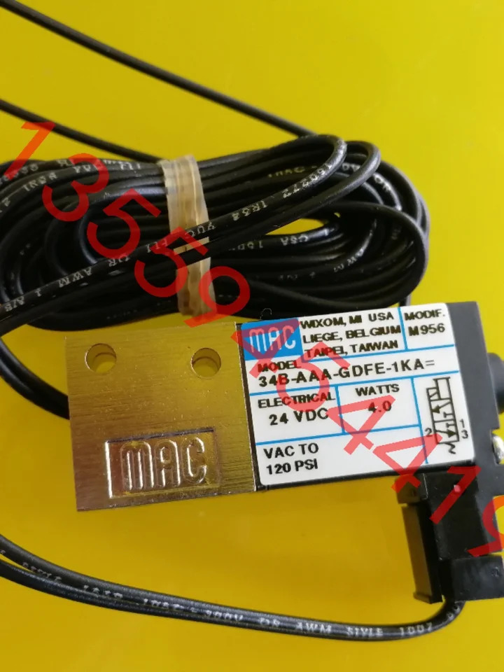 미국 MAC 솔레노이드 밸브 34B-AAAA-GDFE-1KA M956 포장