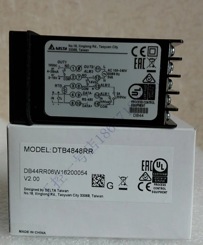 오리지널 대만 델타 B 시리즈 온도조절기 DTB4848CR CV RR LR LV VR VV