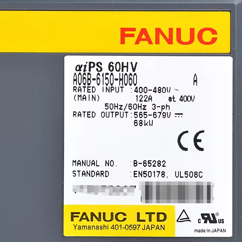 A06B-6150-H060 Fanuc 서보 드라이브 증폭기 모듈 리퍼 완료 A06B6150H060