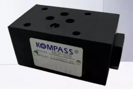 KOMPASS 스택형 단방향 밸브 MCP-02B MCA-02B MCP-02A MCA-02A MCP/MCA-03B MCP/MCA-03A MRO-02A/02B/02H MRP-02C