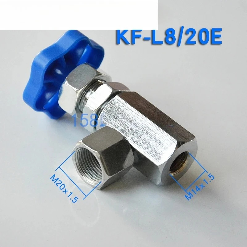 10pcs 유압 계기 밸브 M14 x 1.5 M20 압력 게이지 스위치 KF-L8/14E KF-L8/20E