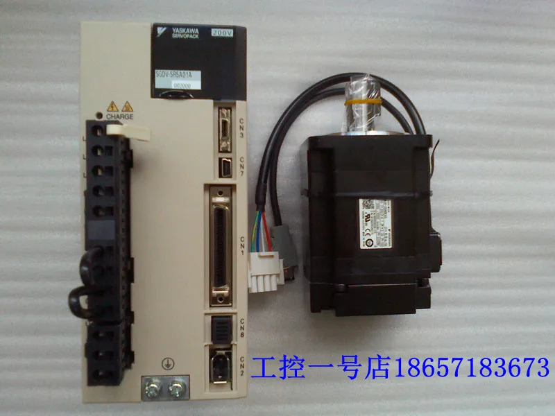 Yaskawa 서보 드라이버 SGDV-5R5A01A 모터 SGM호환JV-08AAA61 750W 세트 신