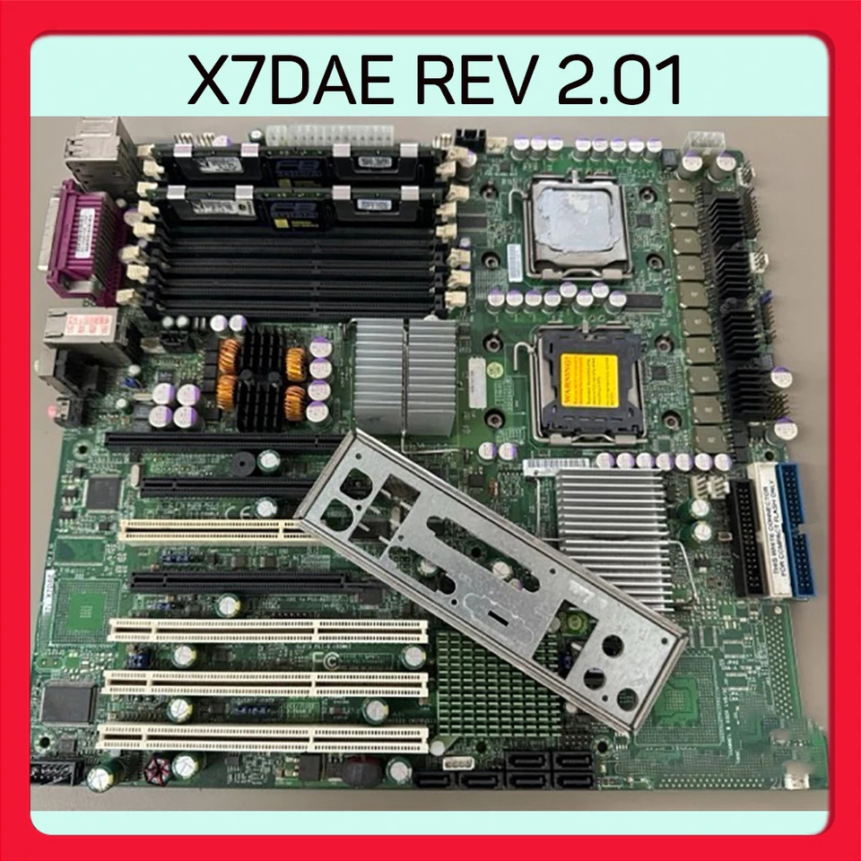 Supermicro 양방향 771 핀 서버 마더보드 X7DAE REV 2.01