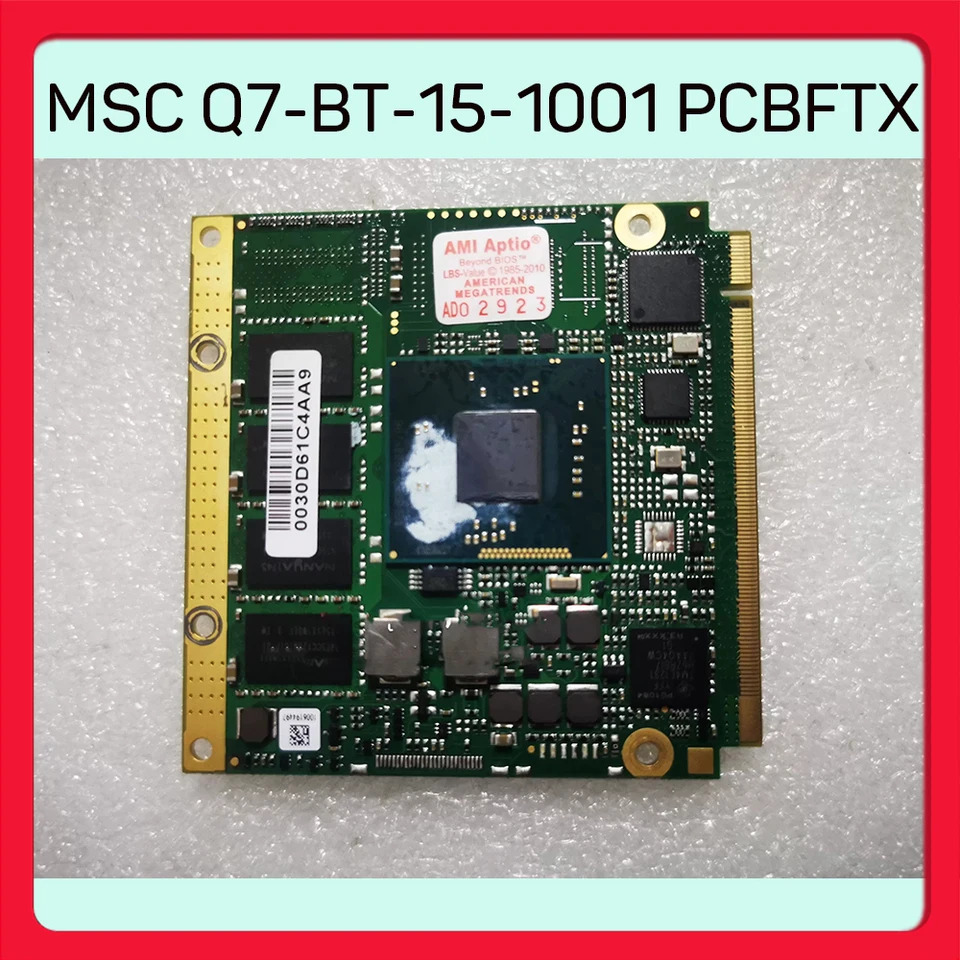MSC 테크놀로지 산업제어 마더보드 Q7-BT-15-1001 PCBFTX