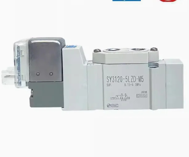 SMC 공압 솔레노이드 밸브 SY5120-5DZD-01 SY5220-5LZD-01 DC24V SY5120-4LZD-01 AC220V SY5120-6LZD-01 12V SY5120