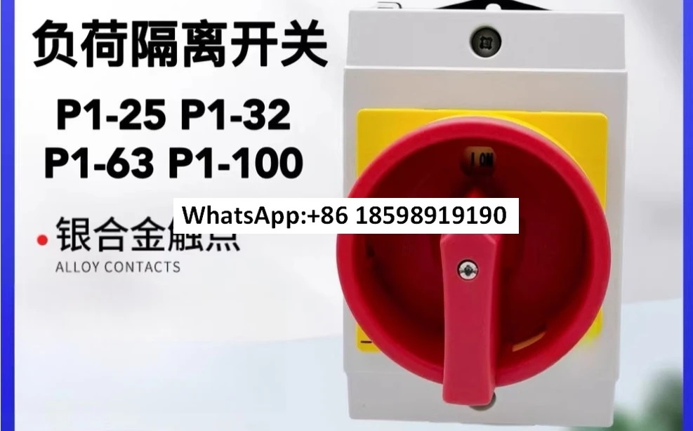 방수 상자가 부하 절연 스위치 P1 25 32 63 I2 I4 T0 2 1 I1 SVB