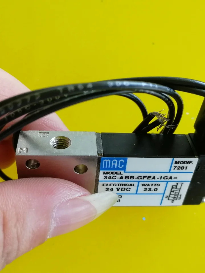 미국 MAC 솔레노이드 밸브 납품 34C-ABB-GFEA-1GA 7281