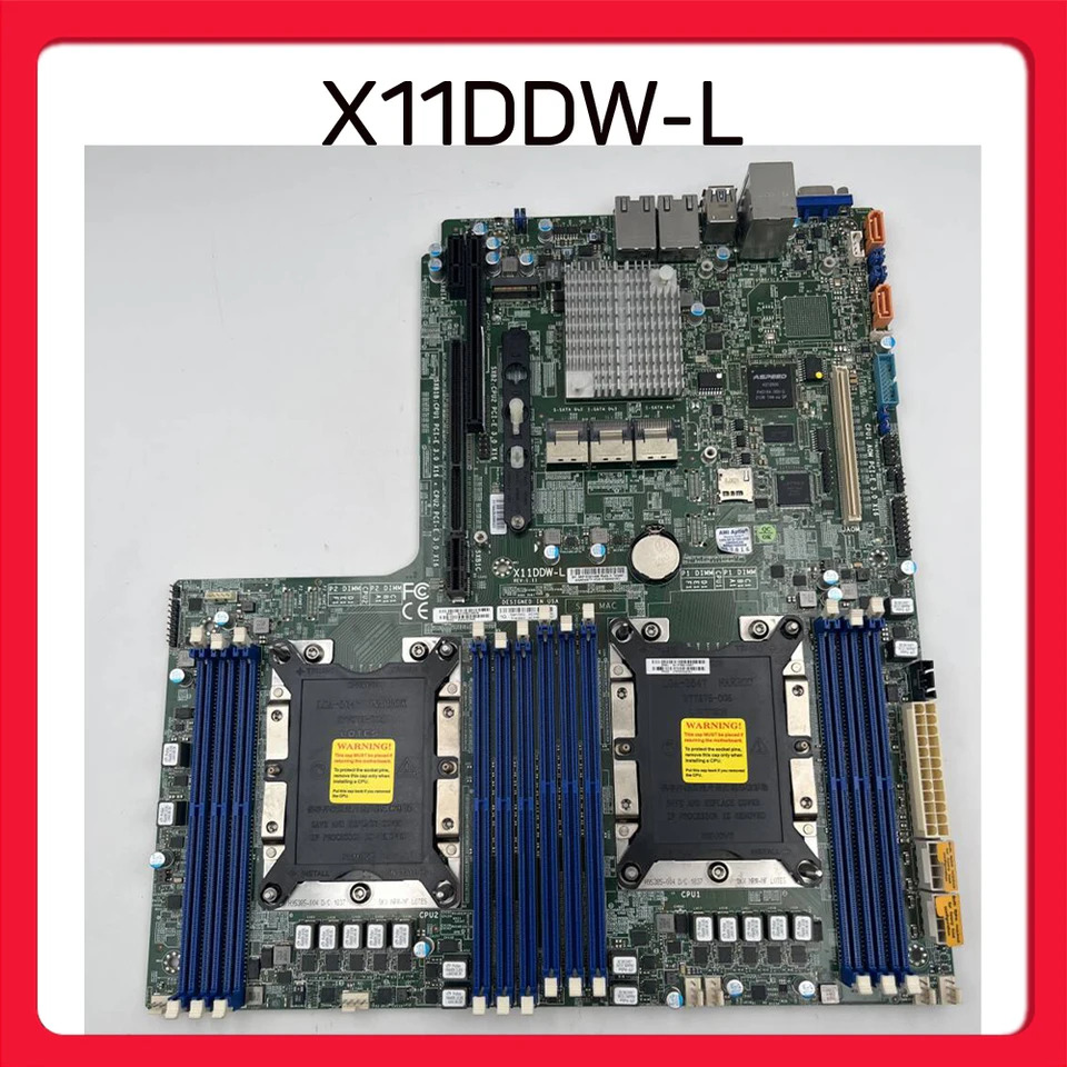 슈퍼마이크로 양방향 서버 마더보드 X11DDW-L