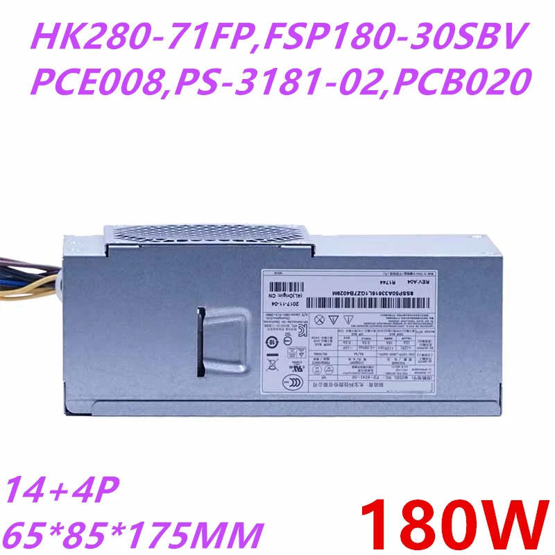 Lenovo호환 M82 4550 E31 H3050 Q77 14Pin 180W 전원공급장치 HK280-71FP FSP180-30SBV PS-3181-02 PCE008 PCB020