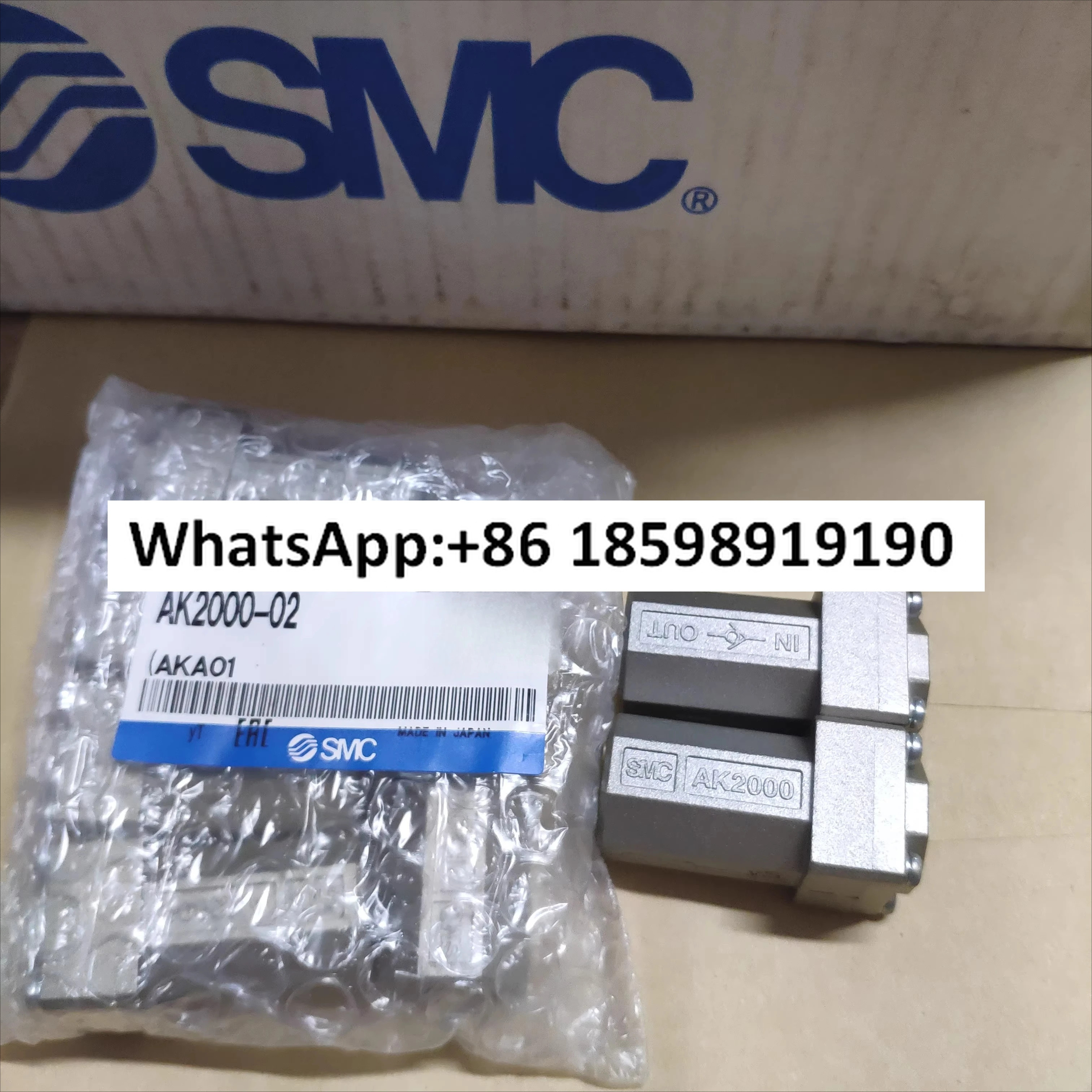 SMC 금속 체크밸브 AK 2000-02 오리지널 구경 2 포인트