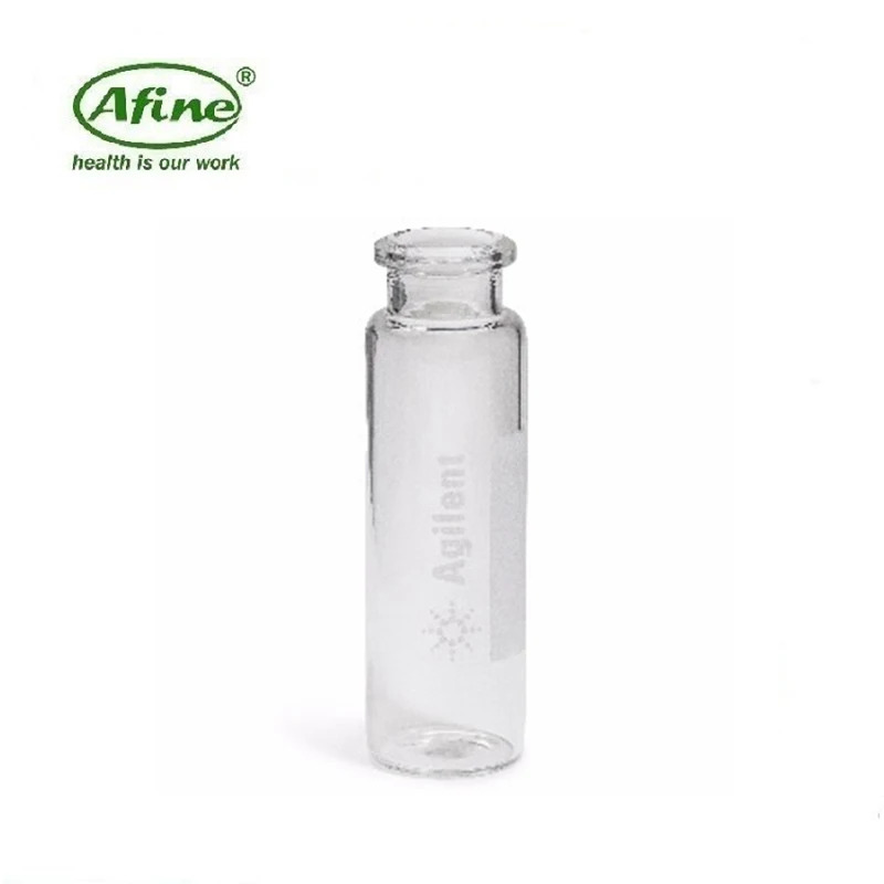AFINE Agilent 5190-2288 투명 크림프 탑 헤드 스페이스 바이알 캡 평평바닥 인증 100/pk 20 mL