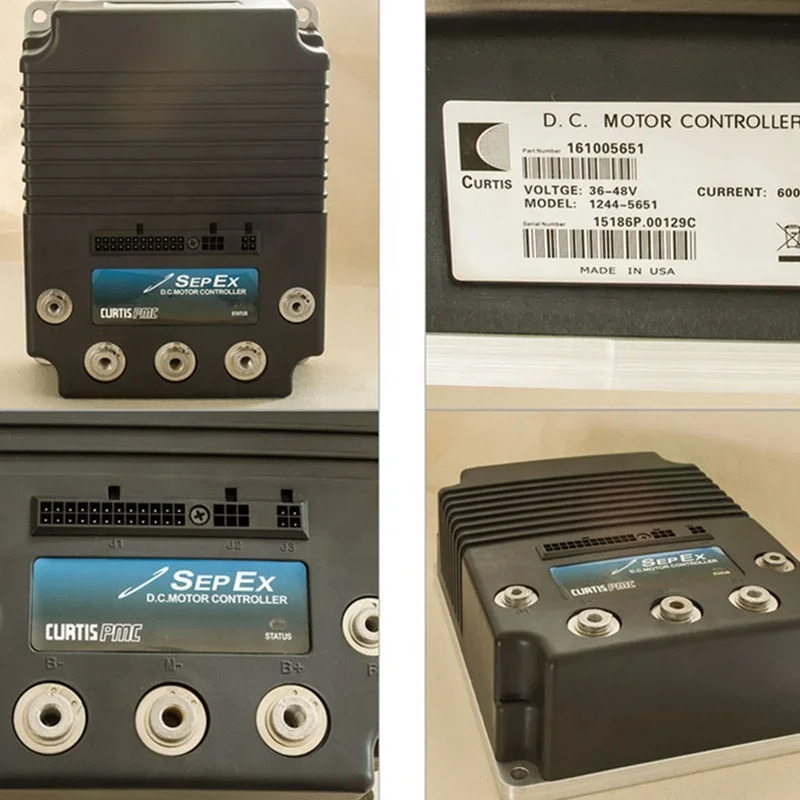 Sepex DC 모터 컨트롤러 커티스 전동 부품 48V 1244-5651