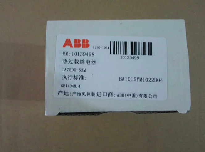 TA75DU-6 ABB 열 과부하 릴레이 TA75DU6 신