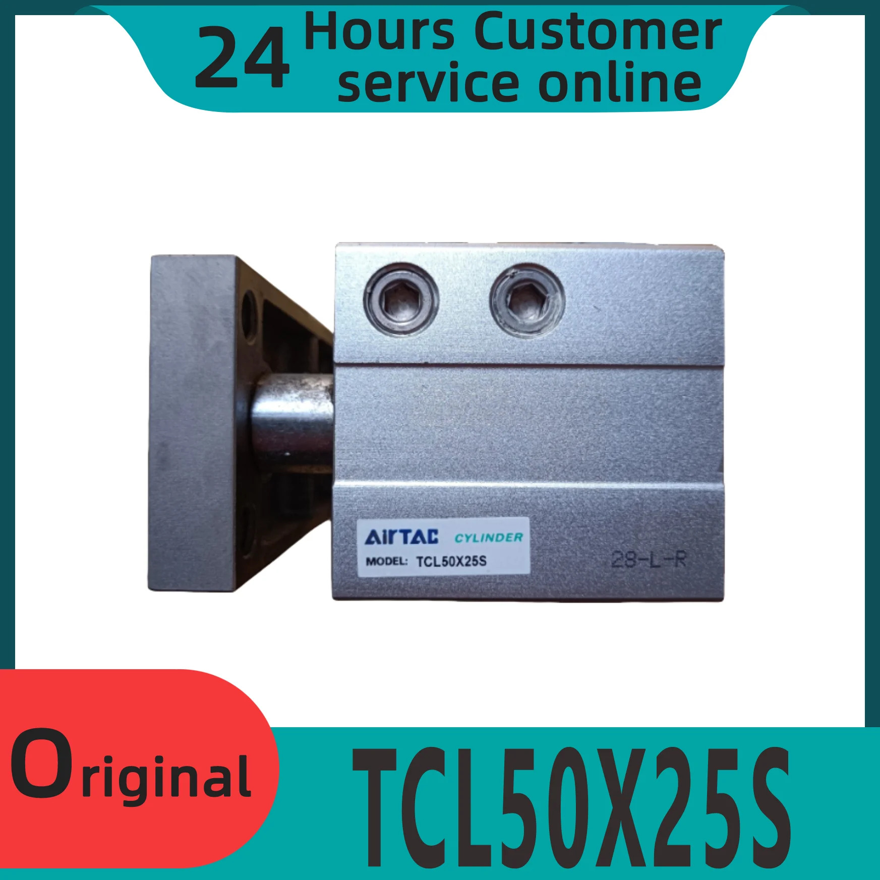 오리지널 3축 실린더 TCL50X25S TCL50X30S TCL50X40S TCL50X50S TCL50X60S 신