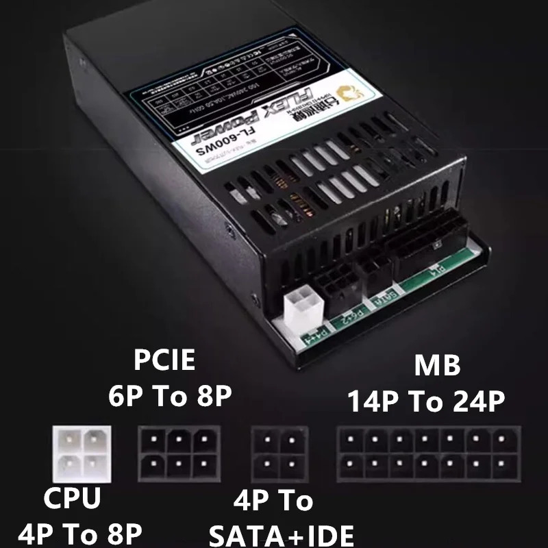 ITX FLEX 1U K39 300W 400W 500W 600W 700W 전원공급장치 FL-300WS FL-400WS FL-500WS -600WS FL-600WS FL-700W