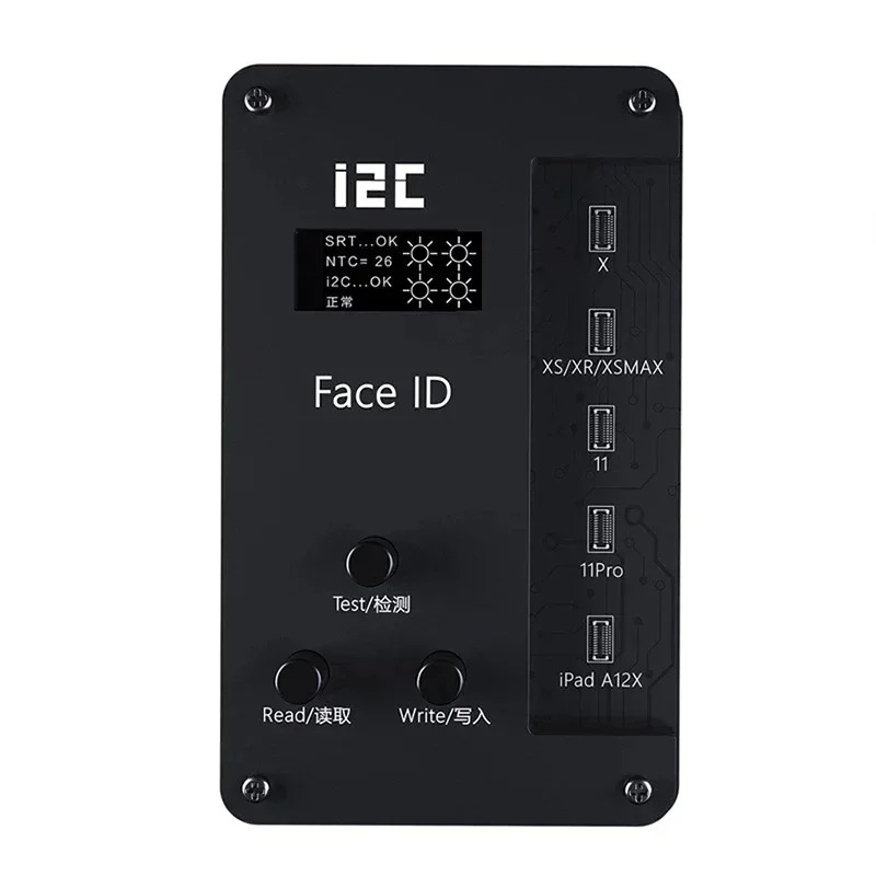 I2C ID -V8 교체 도트 매트릭스 케이블 폰 12 11 프로 맥스 XS X프로그래머 페이스 수리 도구