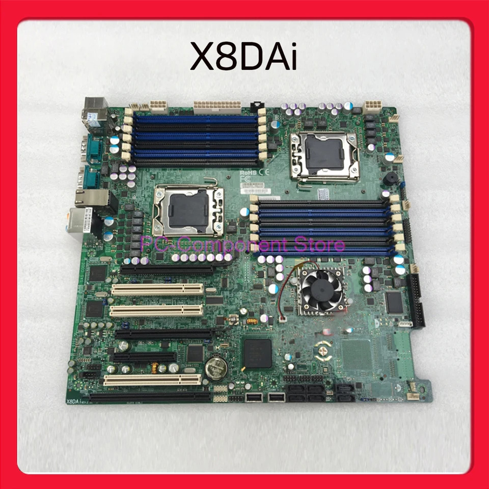 슈퍼마이크로 서버 마더보드X8DAi X58 LGA 1366 지지대 프로세서 5600/5500 시리즈