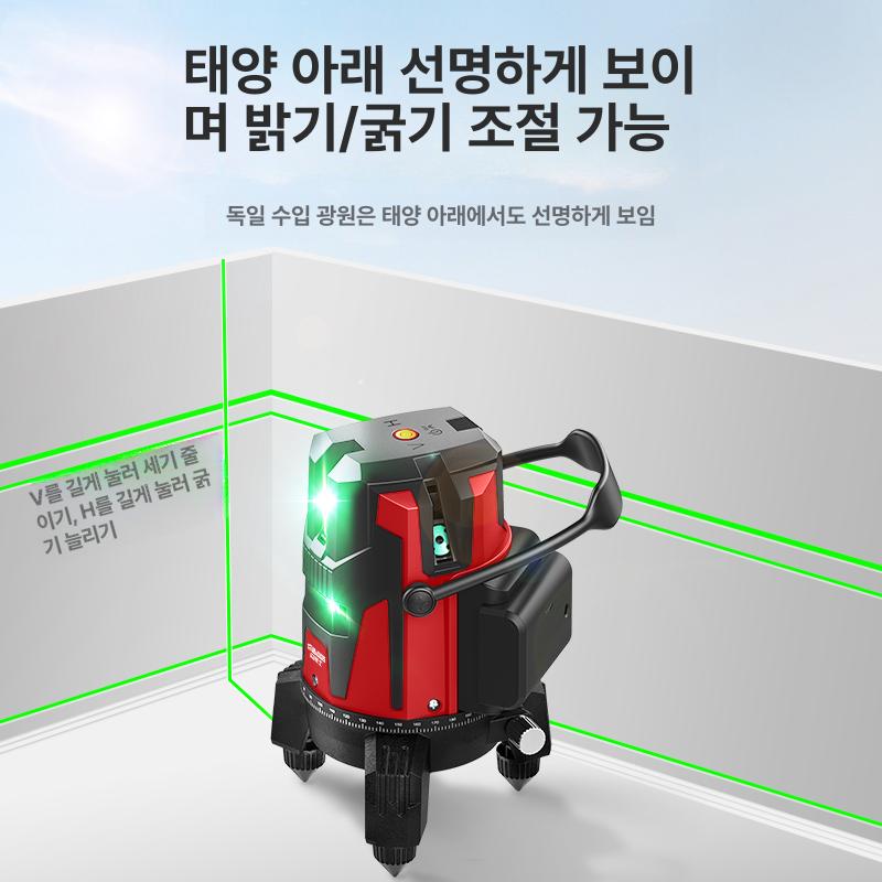 고정밀 레벨미터 측정기 실외용 디지털 야외용 목공 측량 사선측정 오토 - 상세 이미지 3