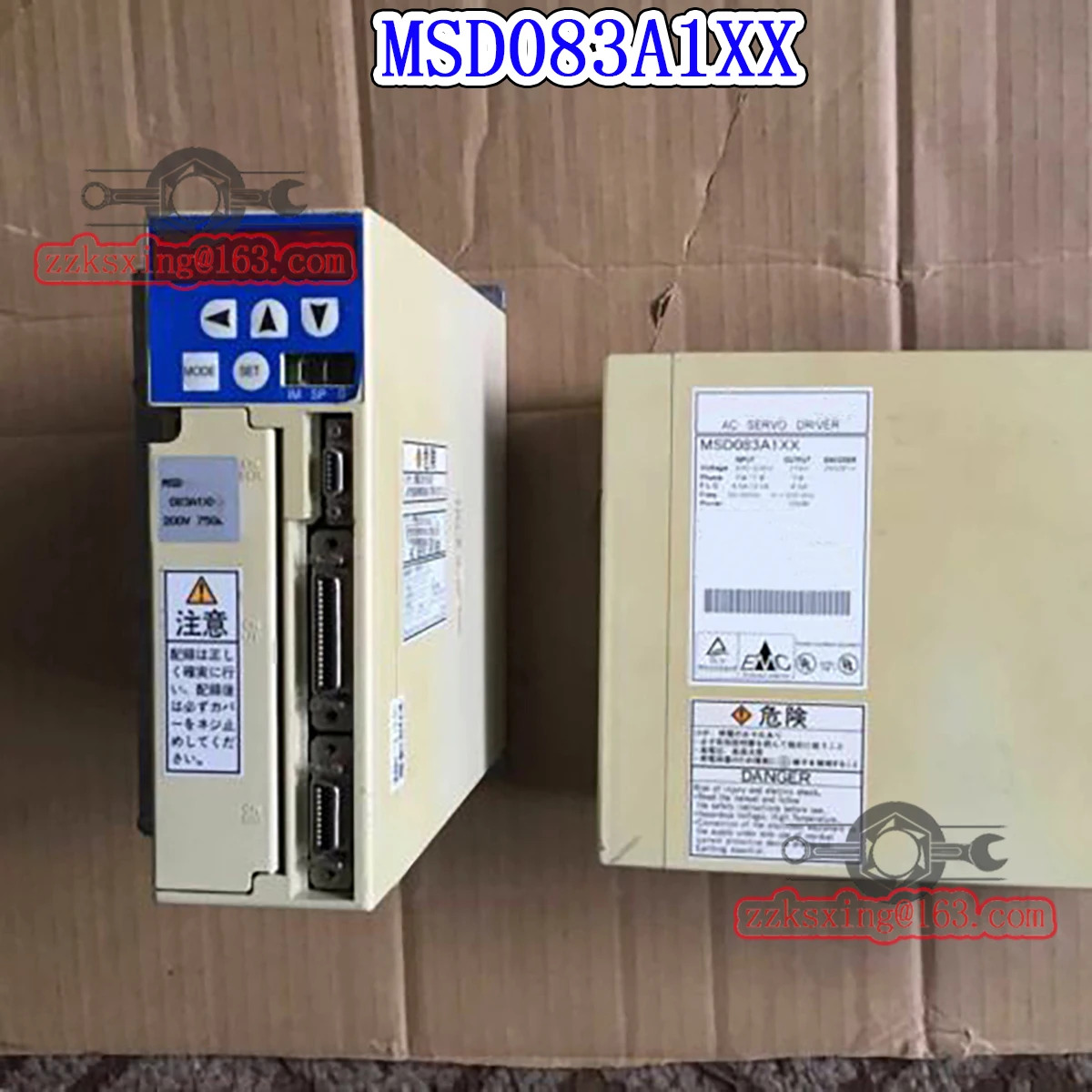 오리지널 AC 서보 드라이버 MSD083A1XX