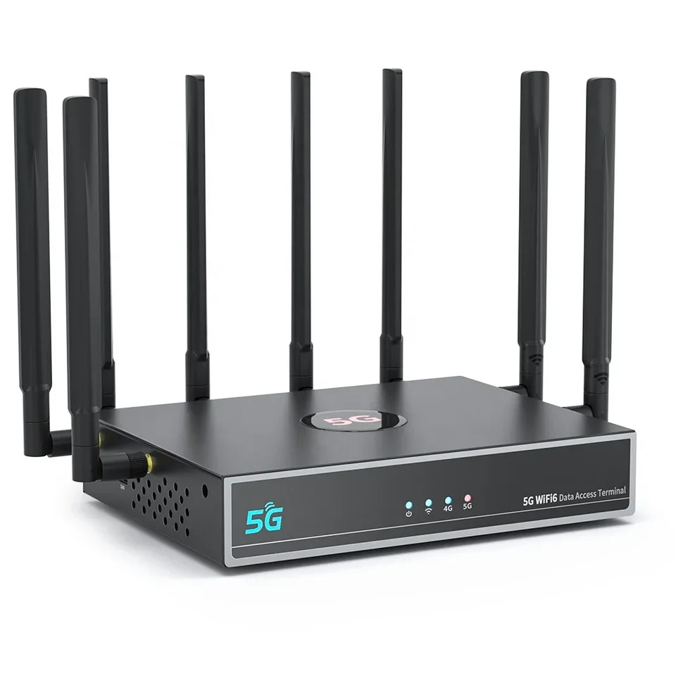 SIM 카드 슬롯 5G 와이파이 무선 라우터 CPE 6 외부 안테나 신