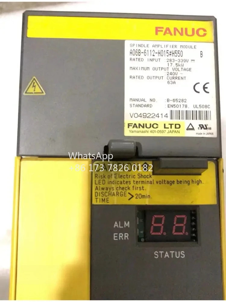A06B-6112-H015 리퍼 드라이브 작동 기능 OK