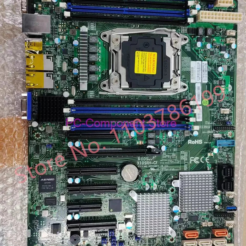 X10SRH-CF 슈퍼마이크로 서버 마더보드 E5-1600/2600 V3/V4 패밀리 프로세서ECC i350-AM2 듀얼 포트 GbE LAN LGA2011 DDR4