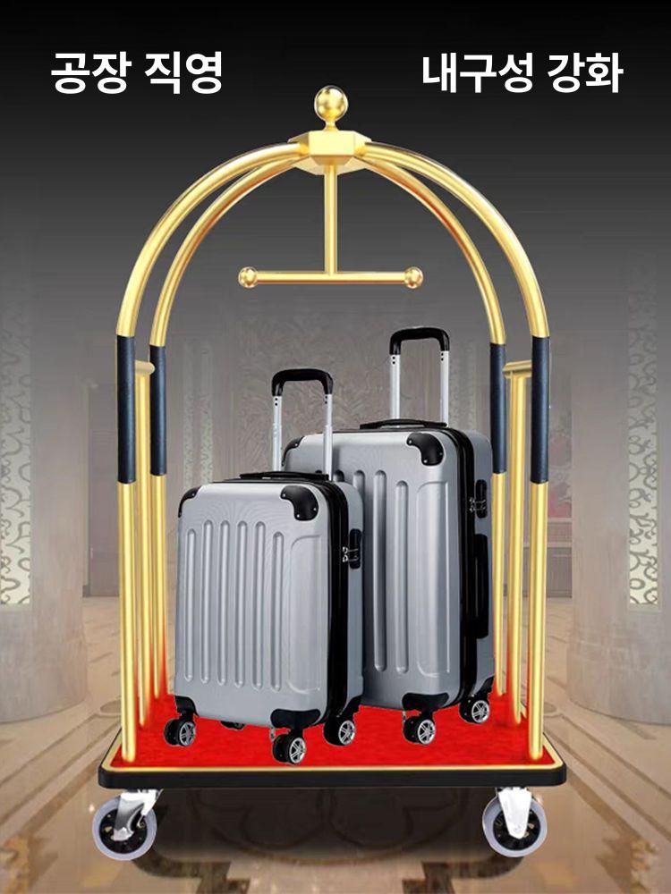 이동식 바퀴 핸드카트 휠 공항 짐 캐리어카트 운반카트 호텔카트 끌차 - 상세 이미지 3