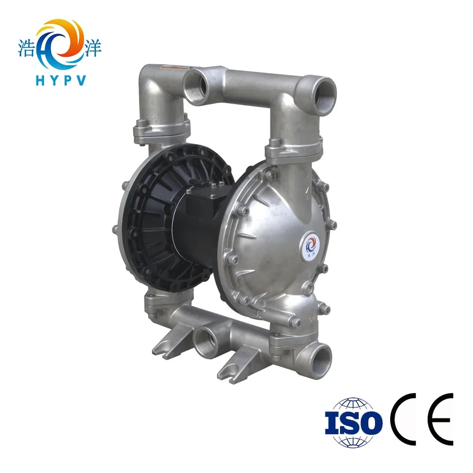 AOD 에어작동식 다이어프램 액체 이송 펌프 스테인레스 스틸 304 PTFE