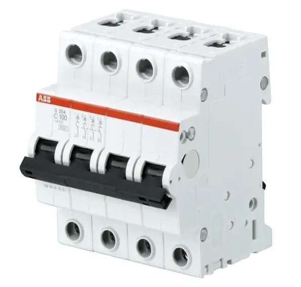 오리지널 ABB 회로차단기 S204-C80 4P 80A