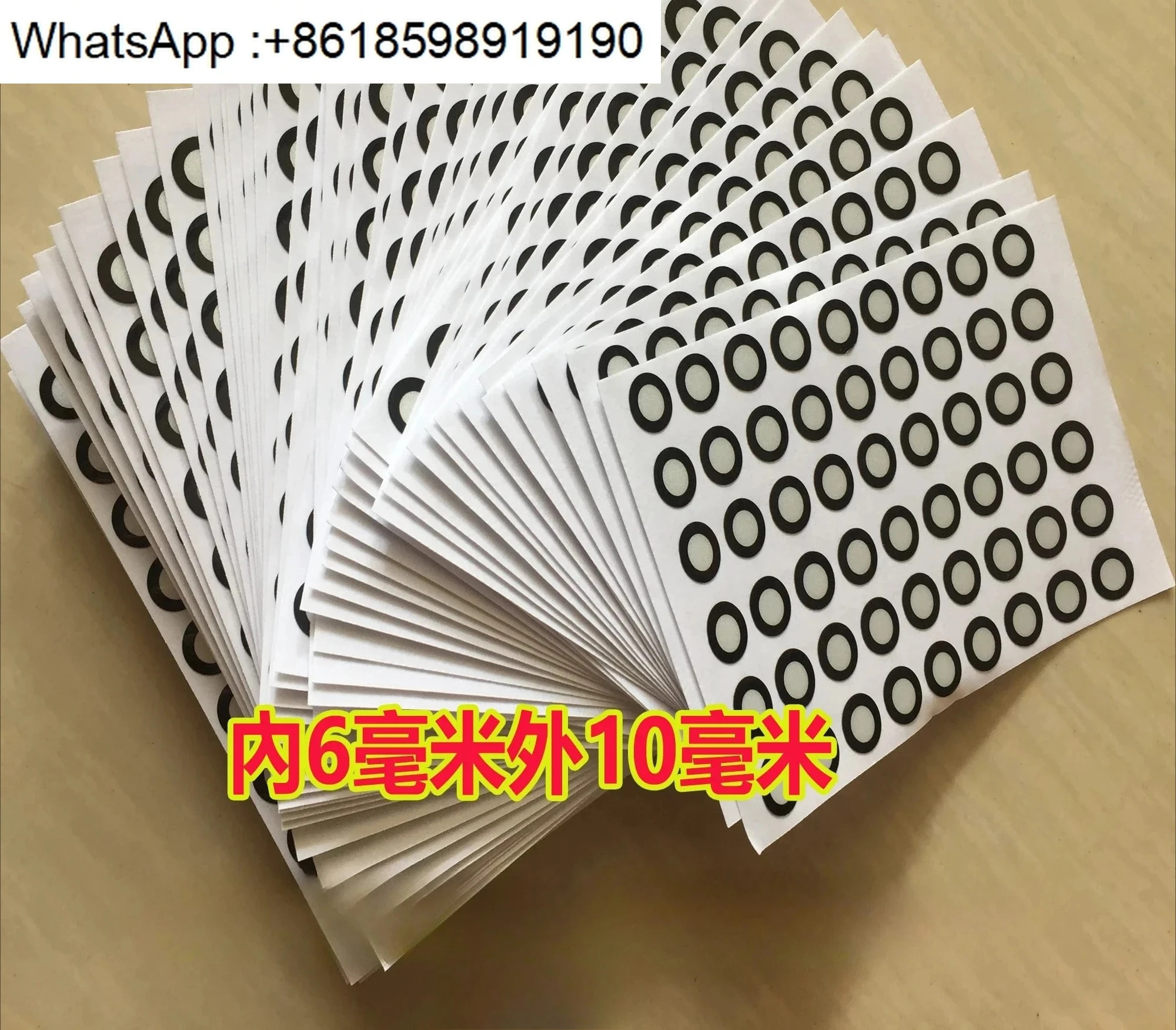 1000 포인트 휴대레이저 3D 스캐너 고반사 마킹 식별 타겟 내부 6mm 외부 10mm
