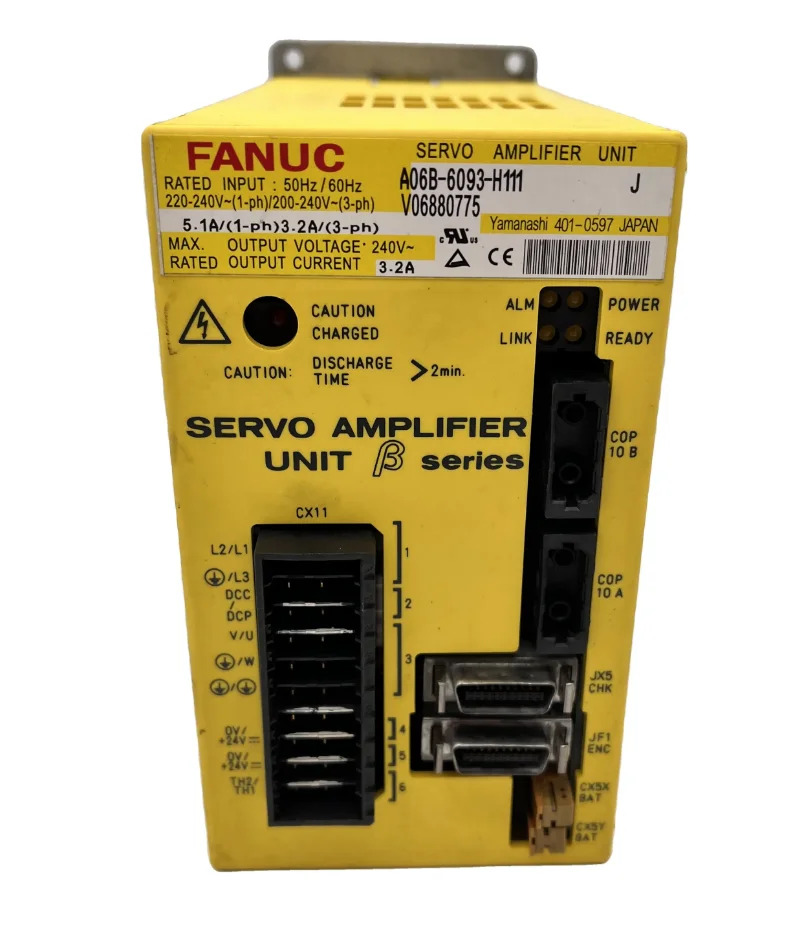 A06B-6093-H111 Fanuc 서보 드라이브 증폭기 장치 12개월 A06B 6093 H111