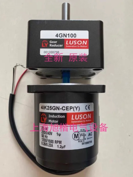 LUYANG LUSON 환경 보호 특수 모터 감속 4IK25GN-CEPCFR1 4GN100
