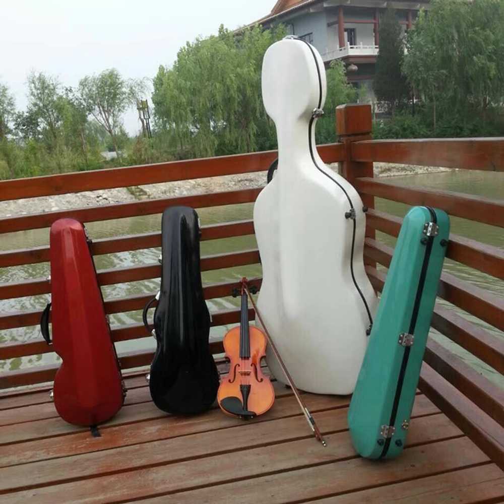 첼로 케이스 경량 하드 악기 스트랩 보관 수납 가방 - 상세 이미지 5