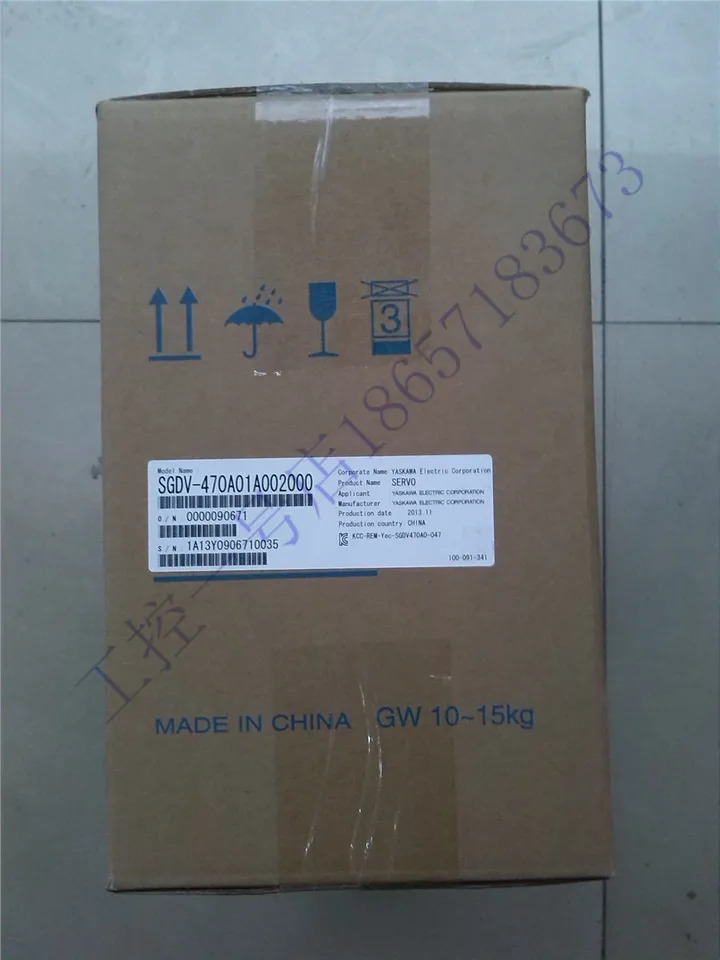 Yaskawa 서보모터 브레이크 SGM호환GV-55ADC6C 드라이버 SGDV-470A01A 세트 5.5KW