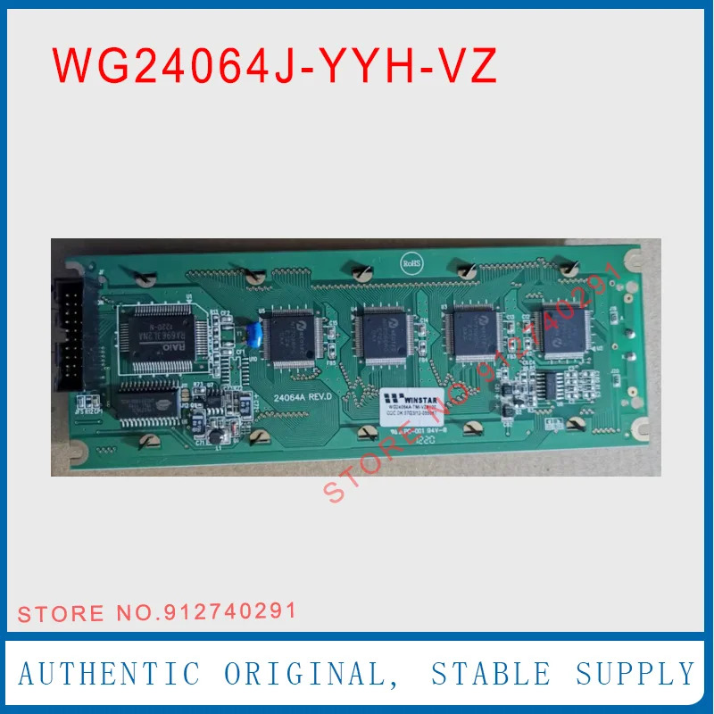 호환 가능LCD WG24064J-YYH-VZ 002 PB24064J RE V.B WG24064A-YYH-VLB LCD 디스플레이 스크린 패널